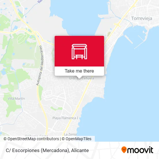 C/ Escorpiones (Mercadona) map