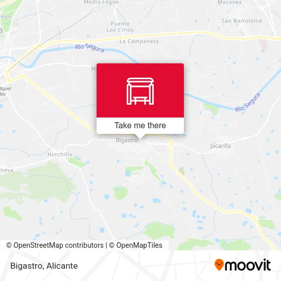 mapa Bigastro