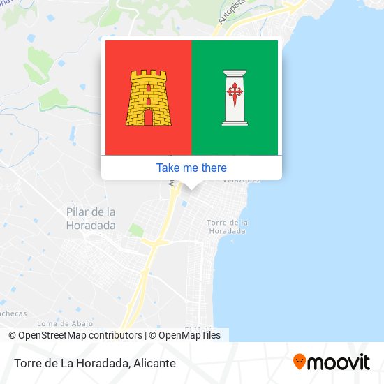 Torre de La Horadada map