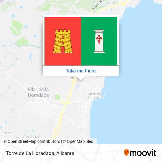 Torre de La Horadada map