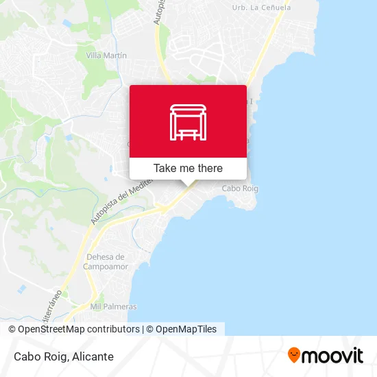 Cabo Roig map