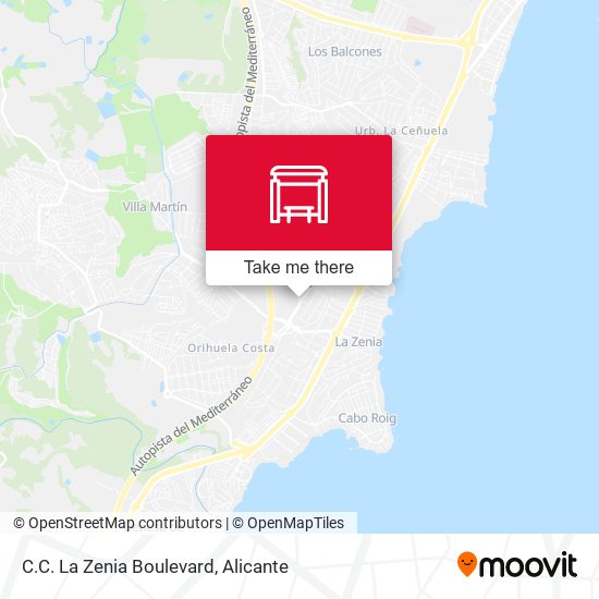 mapa C.C. La Zenia Boulevard