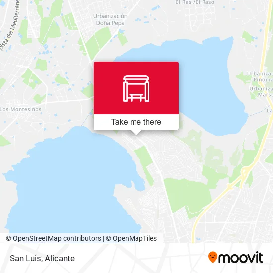 San Luis map