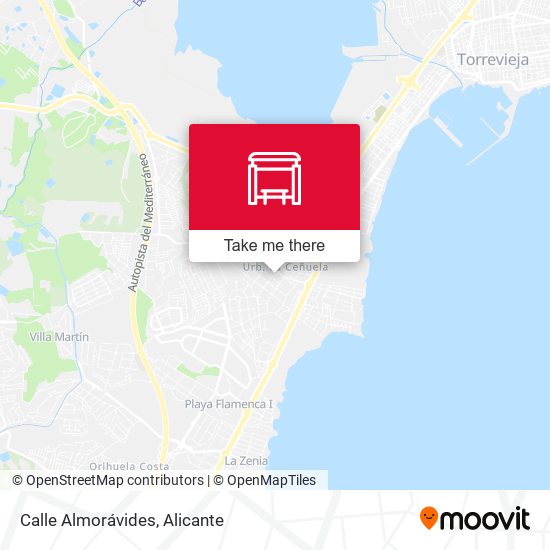 Calle Almorávides map
