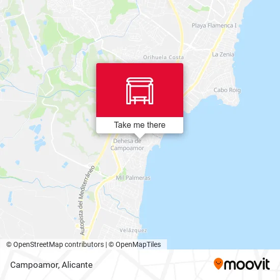 Campoamor map