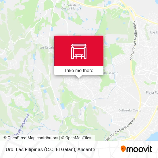Urb. Las Filipinas (C.C. El Galán) map