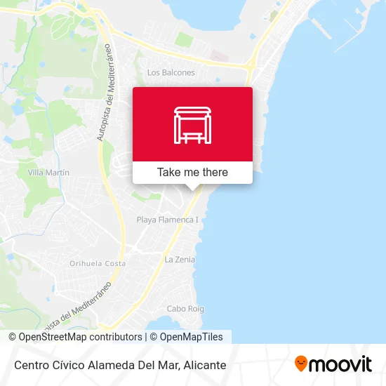 mapa Centro Cívico Alameda Del Mar