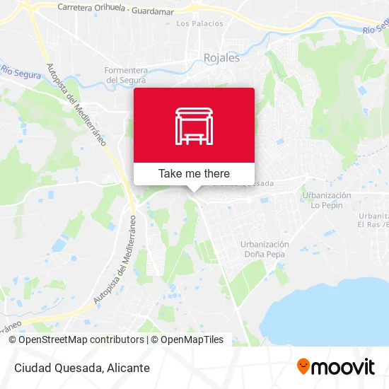 Ciudad Quesada map