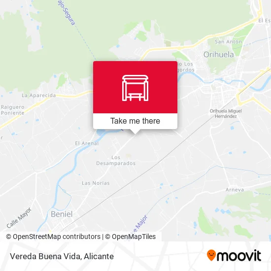Vereda Buena Vida map