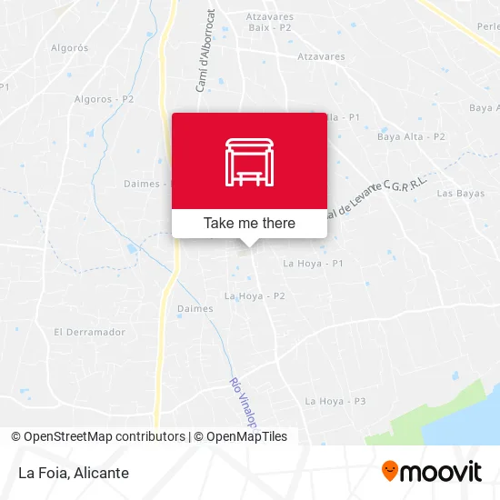 La Foia map