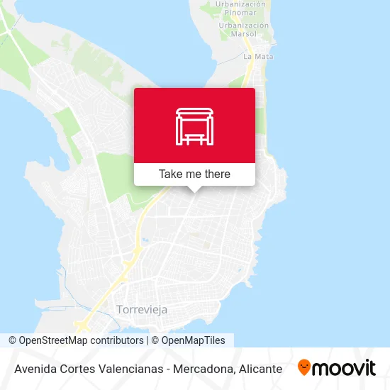 Avenida Cortes Valencianas - Mercadona map