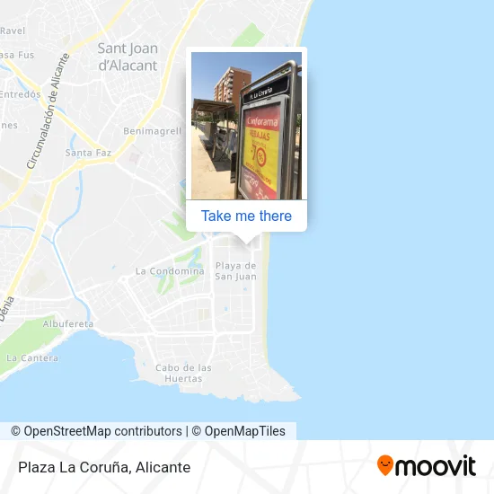 Plaza La Coruña map