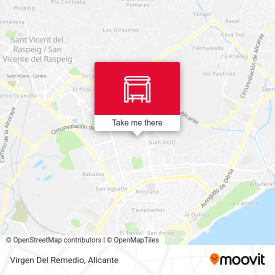 Virgen Del Remedio map