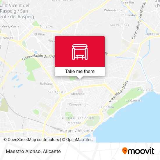 Maestro Alonso map