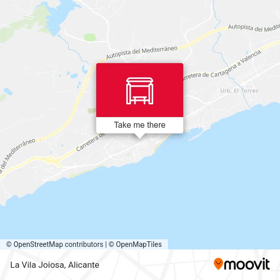 La Vila Joiosa map