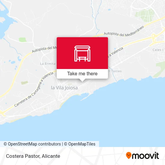 Costera Pastor map