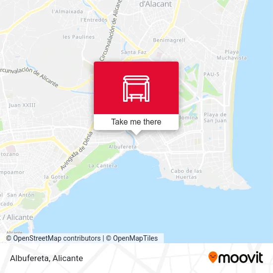 Albufereta map