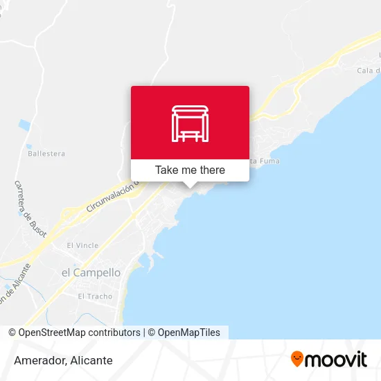 Amerador map