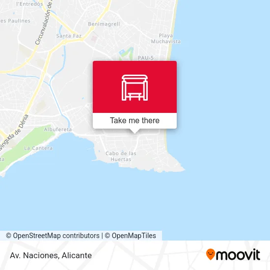 Av. Naciones map