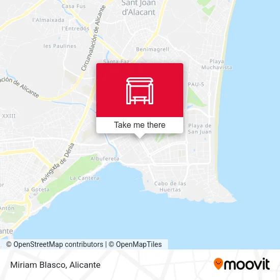 Miriam Blasco map