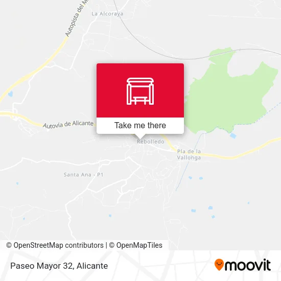 Paseo Mayor 32 map