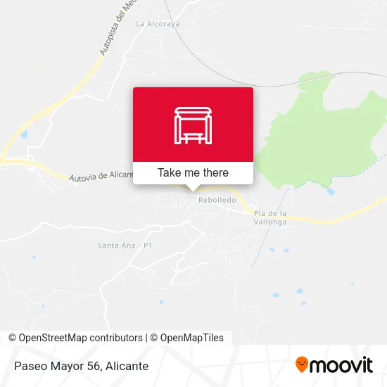 Paseo Mayor 56 map