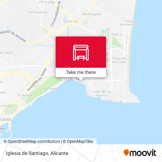 Iglesia de Santiago map