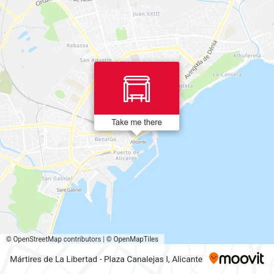 Mártires de La Libertad - Plaza Canalejas I map