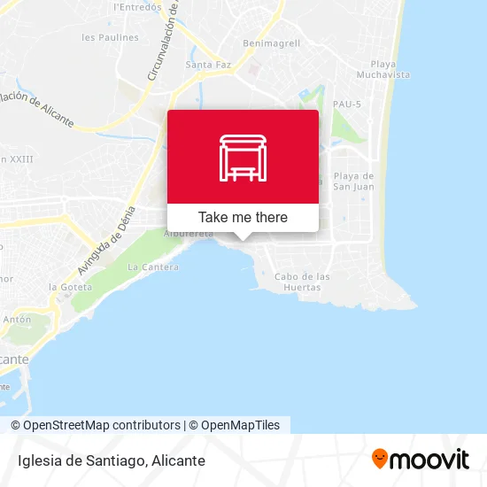 Iglesia de Santiago map
