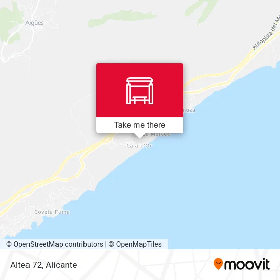 Altea 72 map