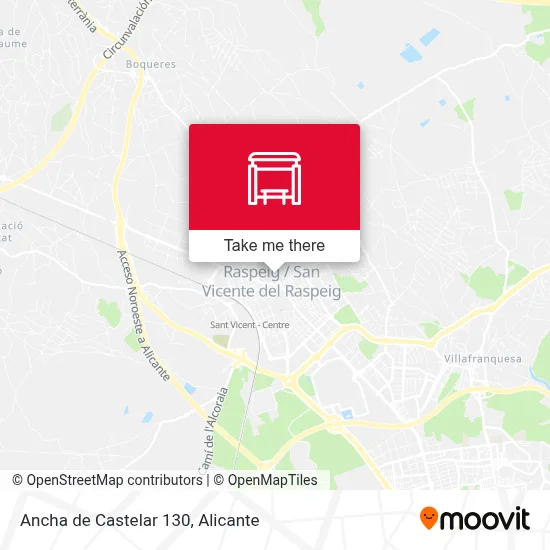 Ancha de Castelar 130 map