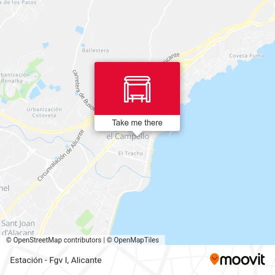 Estación  - Fgv I map
