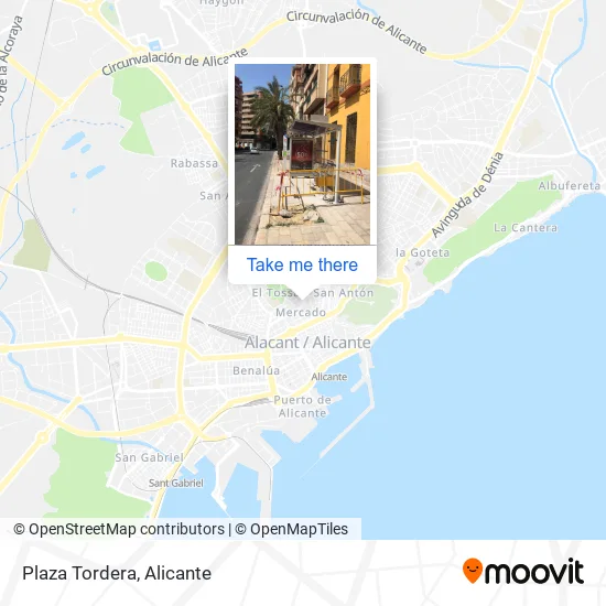 Plaza Tordera map