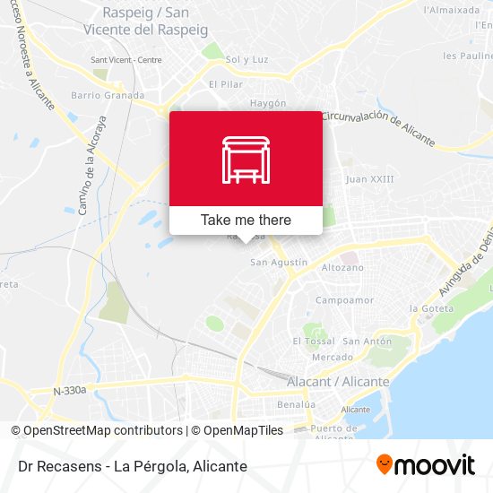 Dr Recasens - La Pérgola map