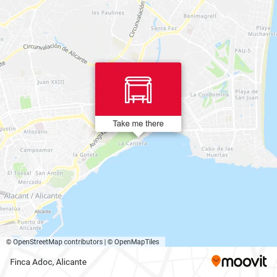 Finca Adoc map
