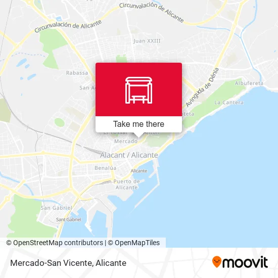 Mercado-San Vicente map