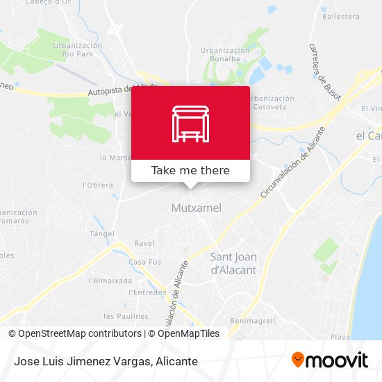 Jose Luis Jimenez Vargas map
