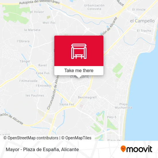 Mayor - Plaza de España map