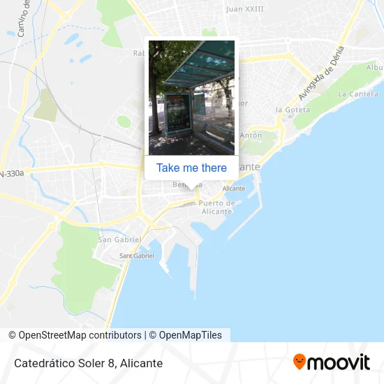 Catedrático Soler 8 map