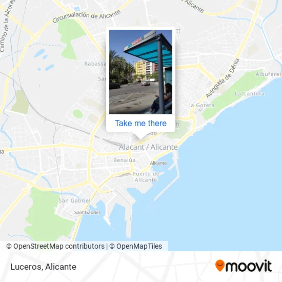 Luceros map