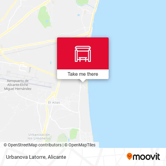Urbanova Latorre map