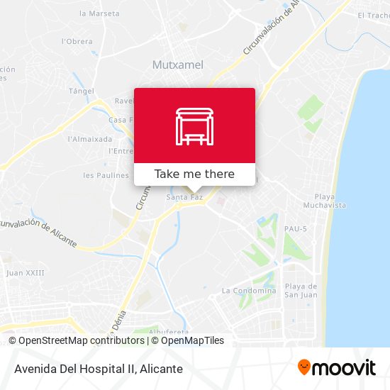 mapa Avenida Del Hospital II