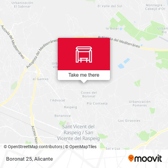 mapa Boronat 25