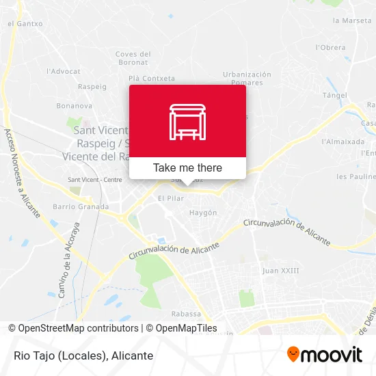 Rio Tajo (Locales) map