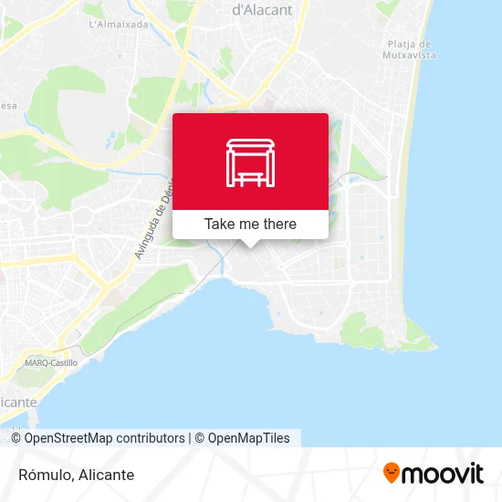 Rómulo map