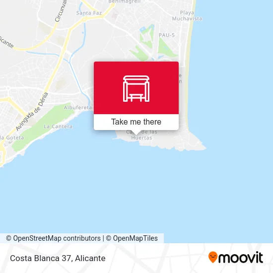Costa Blanca 37 map