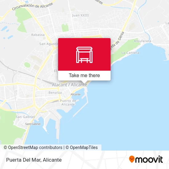 Puerta Del Mar map