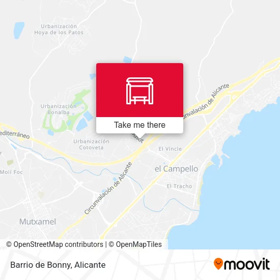 Barrio de Bonny map