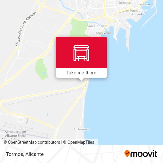 Tormos map