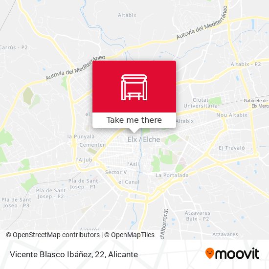 Vicente Blasco Ibáñez, 22 map